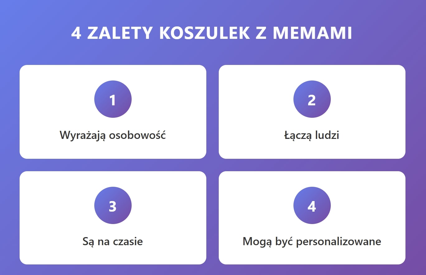 4 zalety koszulek z memami