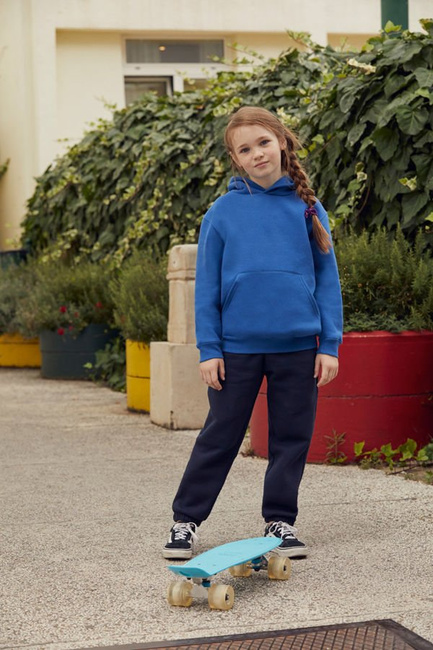 Bluza dziecięca Premium Hooded szara Fruit of the Loom