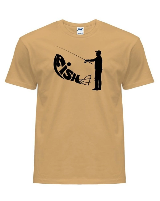 Koszulka męska FISH t-shirt RYBA WĘDKARZ