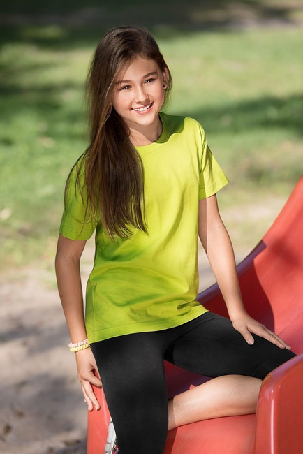 Szary melanż koszulka dziecięca, t-shirt, Malfini Basic