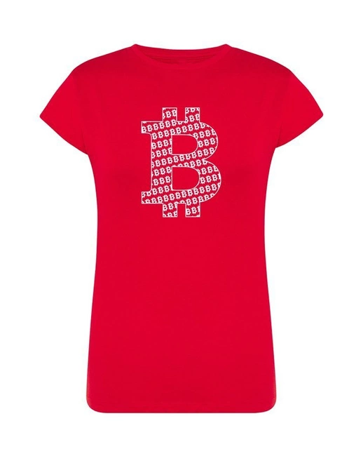 T-shirt damski BITCOIN koszulka kryptowaluty 