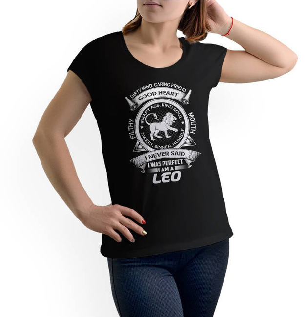 T-shirt damski ZNAKI ZODIAKU - LEO