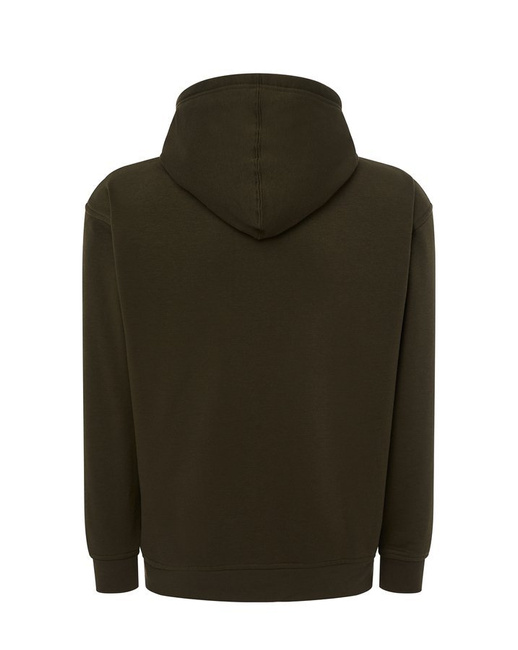 Bluza męska rozpinana z kapturem khaki JHK