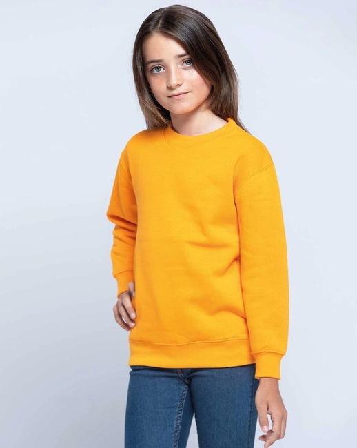 Bluza dziecięca bez kaptura KLASYCZNA w kolorze białym JHK