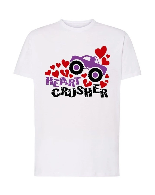Koszulka męska HEART CRUSHER, prezent na Walentynki