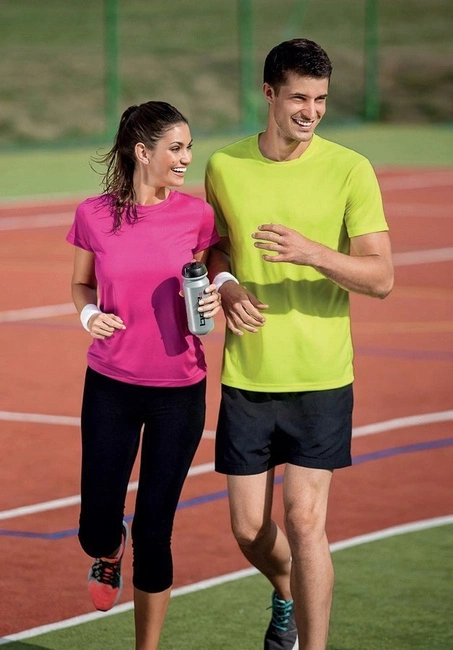 Koszulka damska SPORTOWA Fantasy czarna - MALFINI