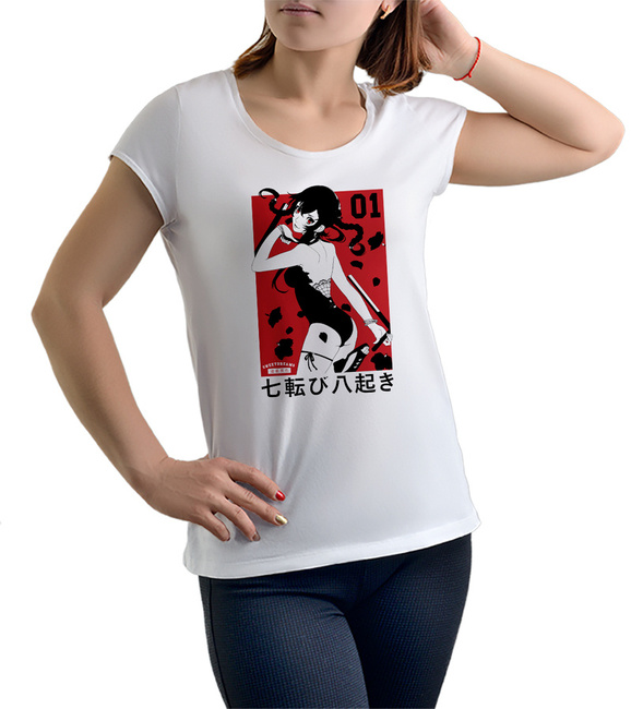 Koszulka damska biała ANIME manga SHOUJO t-shirt