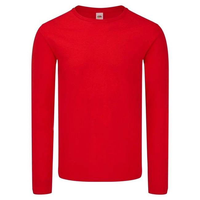 Koszulka męska z długim rękawem |  FRUIT OF THE LOOM Iconic Long Sleeve