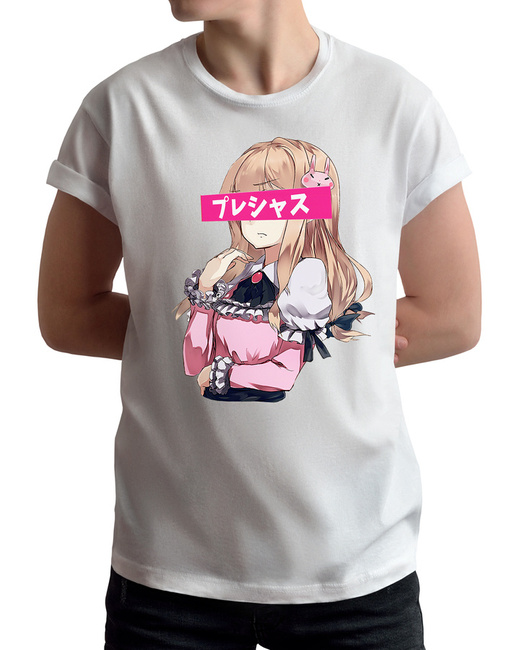 Koszulka męska ANIME WAIFU z japońskim napisem