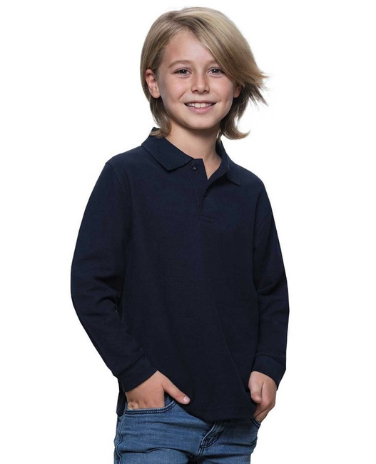 Polówka dziecięca Z DŁUGIM RĘKAWEM Regular - JHK