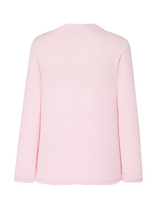 Koszulka dziecięca klasyczna Z DŁUGIM RĘKAWEM JHK róż.