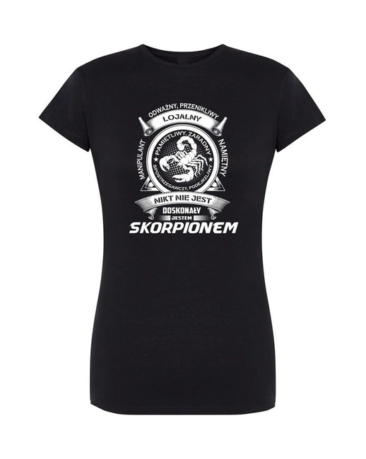 Koszulka damska ZNAKI ZODIAKU - SKORPION