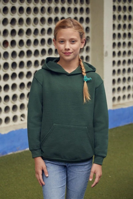 Bluza dziecięca Classic Hooded w kolorze jasnoróżowym Fruit of the Loom