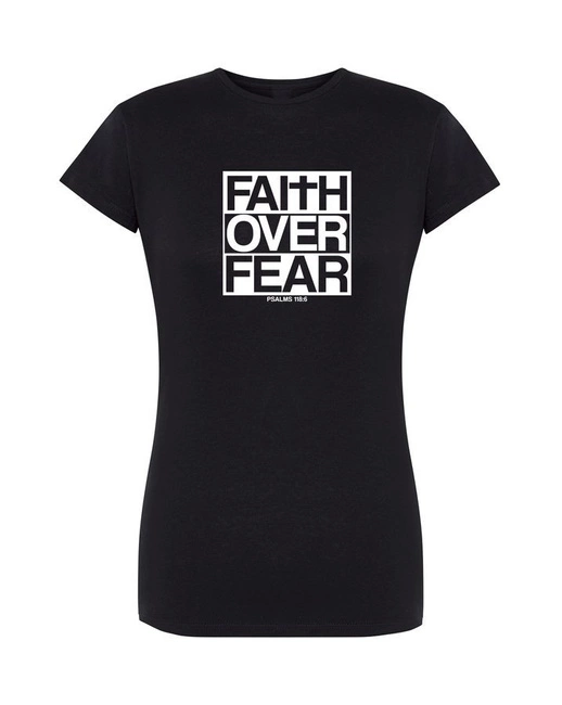 Koszulka męska FAITH OVER FEAR t-shirt wiara