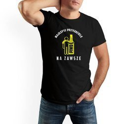 T-shirt męski PIWO - PRZYJACIELE koszulka DLA PIWOSZA