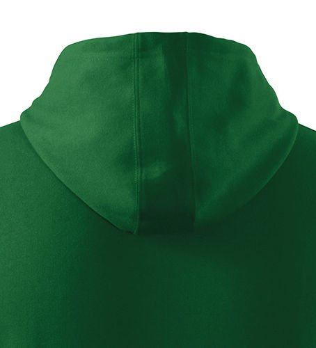 Bluza damska rozpinana z kapturem TRENDY ZIPPER zieleń butelkowa MALFINI