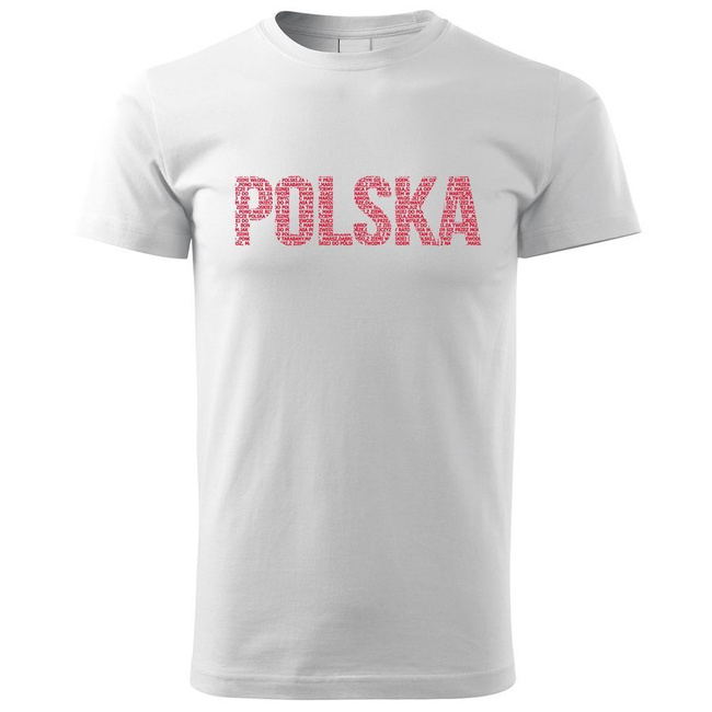 Koszulka męska POLSKA Z HYMNEM POLSKI
