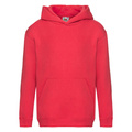 Bluza dziecięca Premium Hooded czerwona Fruit of the Loom