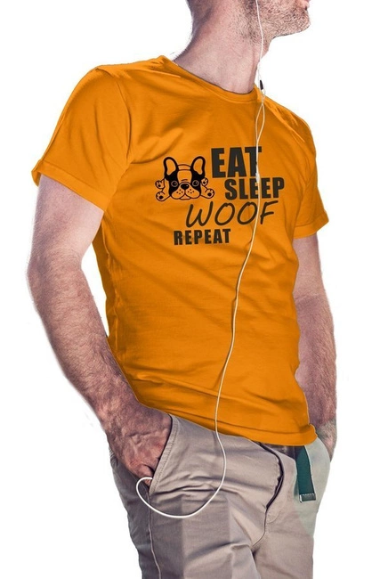 Koszulka męska EAT SLEEP WOOF