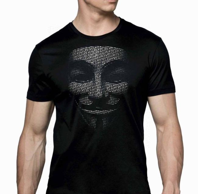 Koszulka męska ANONYMOUS t-shirt 