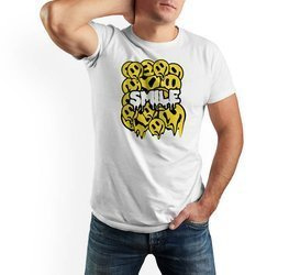Koszulka męska SMILE t-shirt z nadrukiem