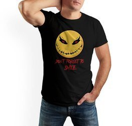 T-shirt męski DON'T FORGET TO SMILE