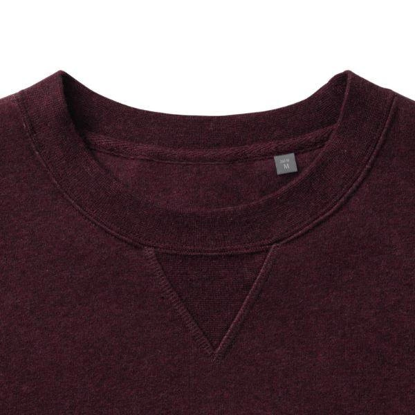 Bluza męska Authentic Melange burgundowy melanż Russell