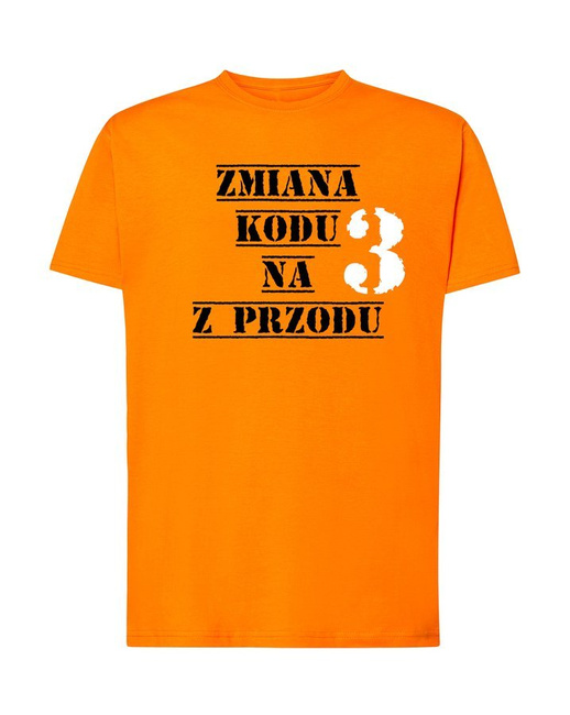 Koszulka męska ZMIANA KODU NA 3 Z PRZODU