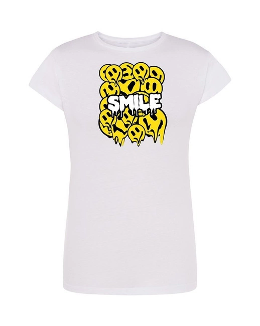 Koszulka damska SMILE t-shirt z nadrukiem