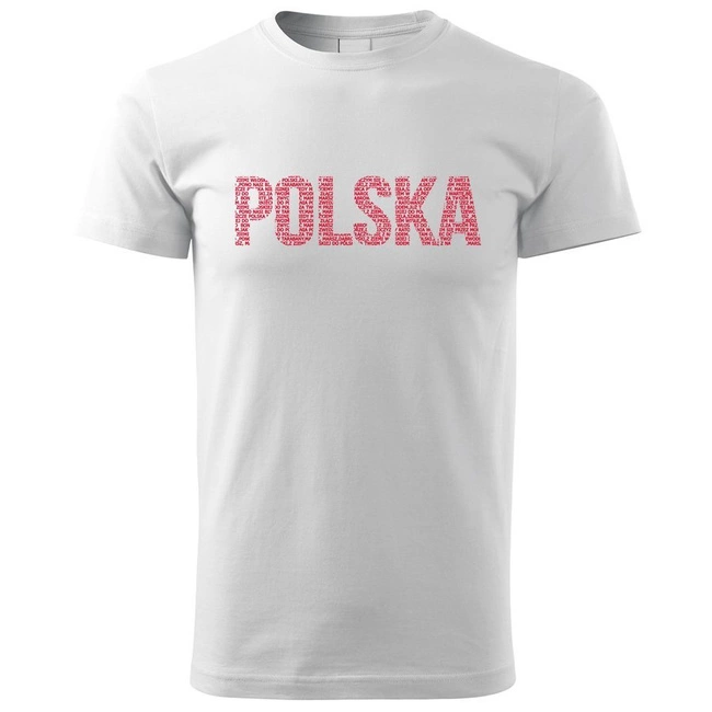 Koszulka męska POLSKA Z HYMNEM POLSKI