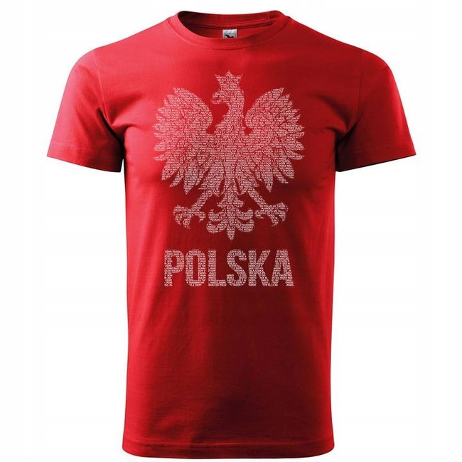 Koszulka męska ORZEŁ Z HYMNEM POLSKI