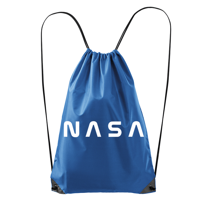 Worek z napisem NASA w kolorze lazurowym
