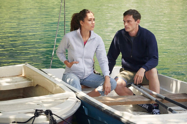 Bluza męska rozpinana Premium grafitowa Fruit of the Loom