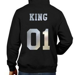 Bluza walentynkowa dla niego King 01 Silver