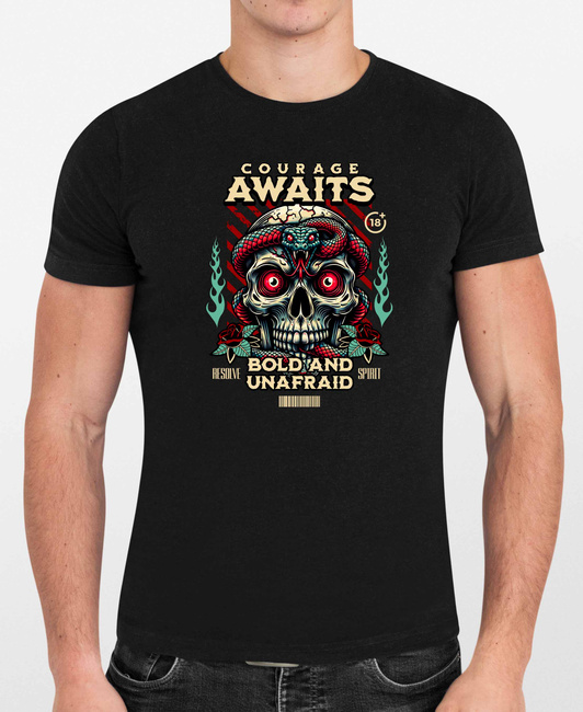 Koszulka męska Courage Awaits