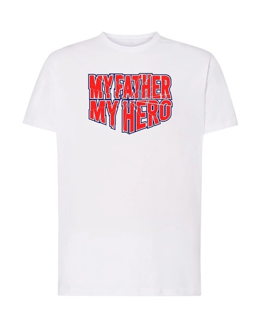 Koszulka dla taty MY FATHER MY HERO prezent