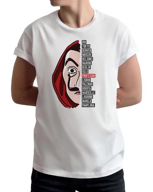 Koszulka biała Dom z Papieru La casa de Papel Money Heist