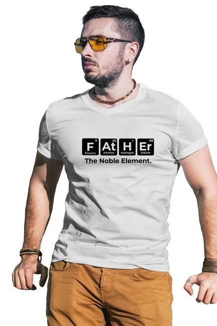 Koszulka dla taty FATHER - THE NOBLE ELEMENT