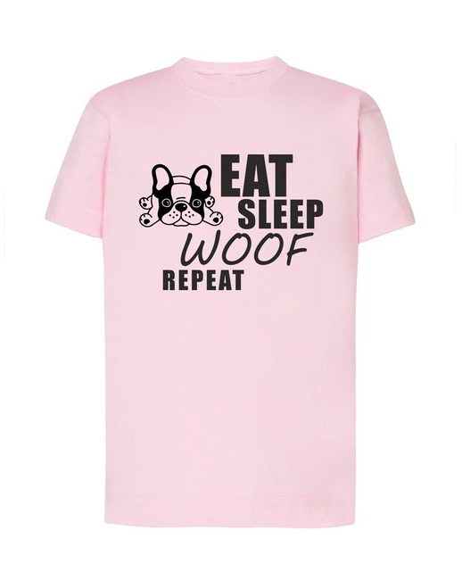Koszulka dziecięca EAT SLEEP WOOF