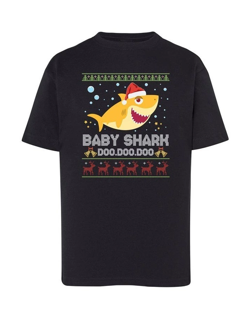 Koszulka świąteczna dziecięca BABY SHARK DU DU 
