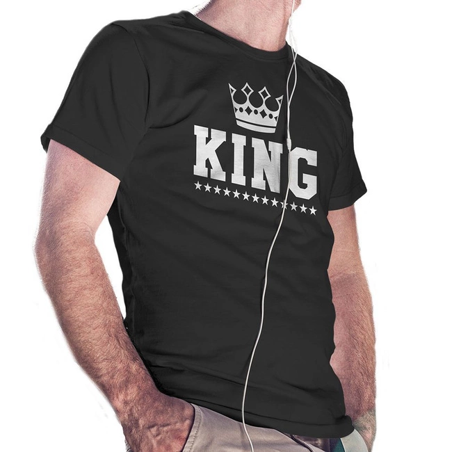 Koszulka walentynkowa dla niego - KING 
