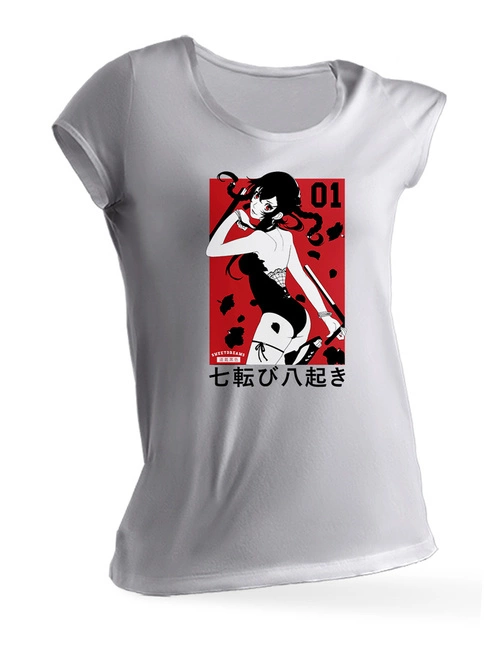 Koszulka damska biała ANIME manga SHOUJO t-shirt