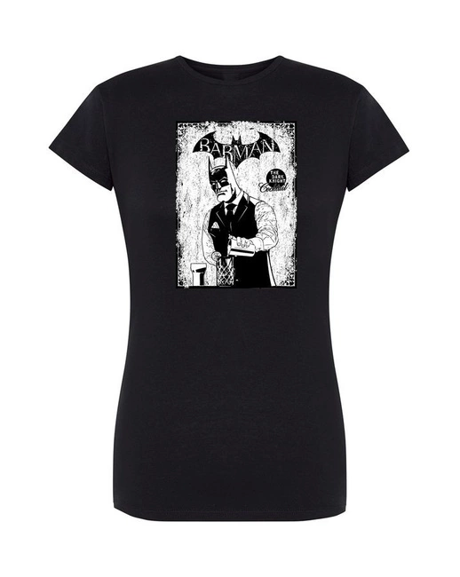 Koszulka damski barman BATMAN czarna