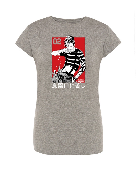 Koszulka damska szara ANIME manga PSYCHO t-shirt