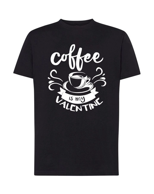 Koszulka męska na Walentynki COFFEE IS MY VALENTINE