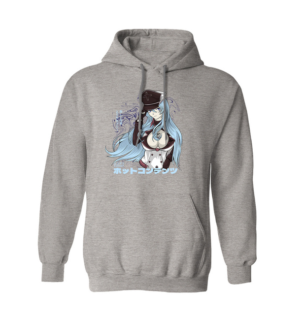 Bluza anime Akame ga Kill Esdeath szary melanż