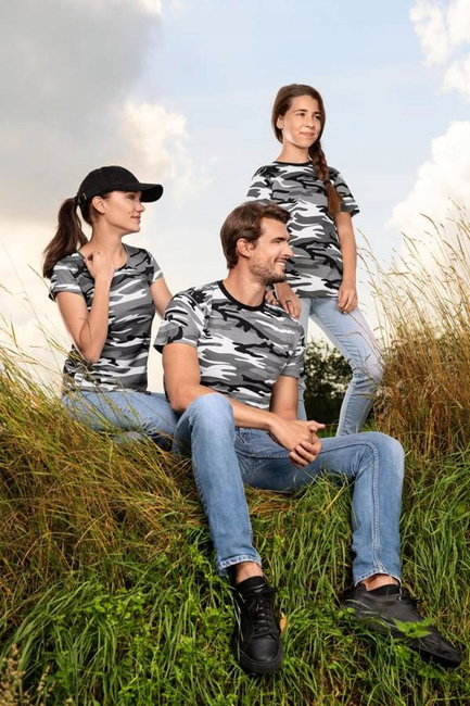Koszulka moro dziecięca Camouflage - MALFINI