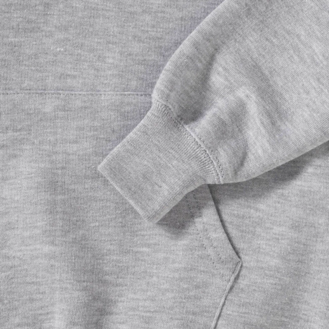 Bluza dziecięca kangurka z kapturem jasnoszara Russell
