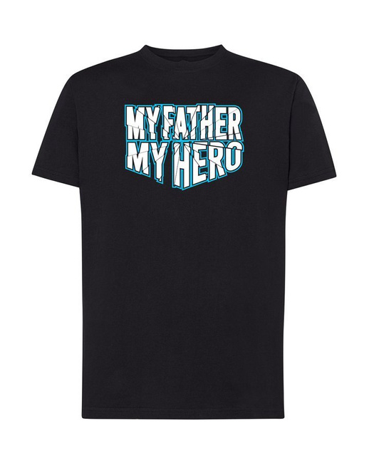 Koszulka dla taty MY FATHER MY HERO prezent