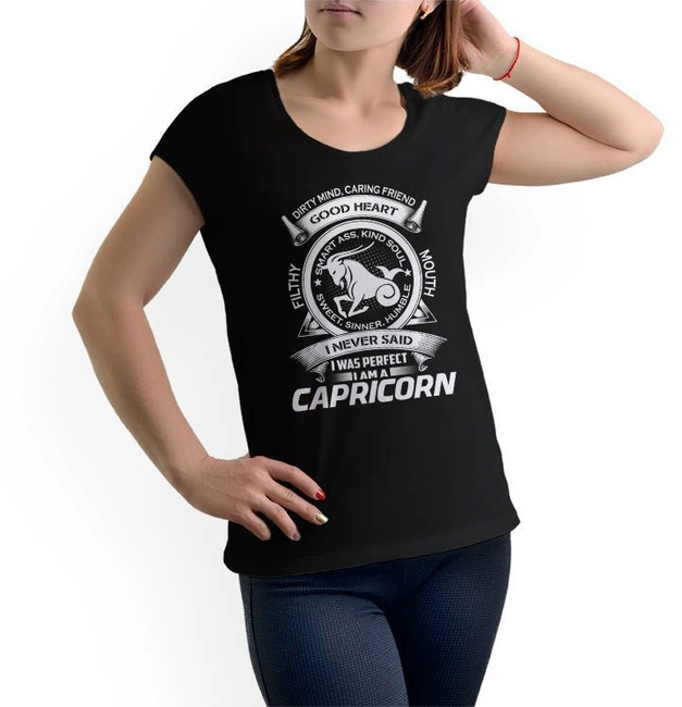 T-shirt damski ZNAKI ZODIAKU - CAPRICORN